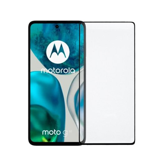 Protetor de ecrã completo em vidro temperado para Motorola Moto G52
