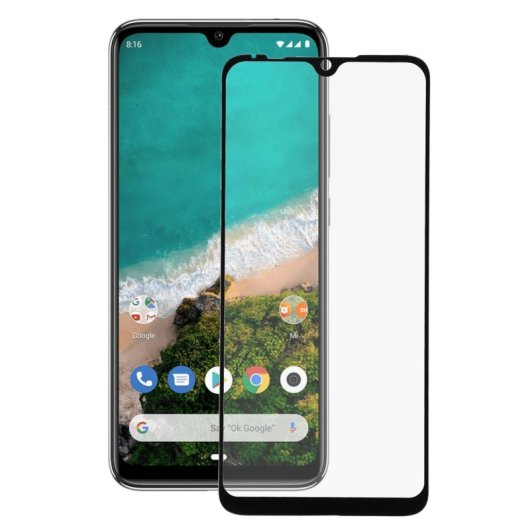 Película protetora de ecrã em vidro temperado para Xiaomi Mi A3