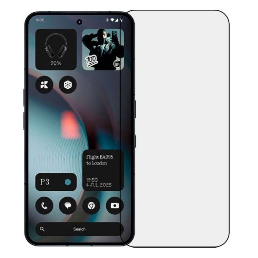 Película protetora de ecrã completa em vidro temperado para iPhone 3.