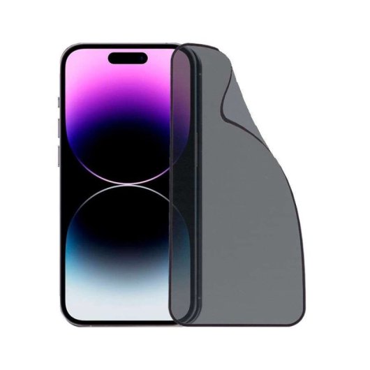 Película protetora de vidro temperado anti-espionagem inquebrável para iPhone 14 Pro Max