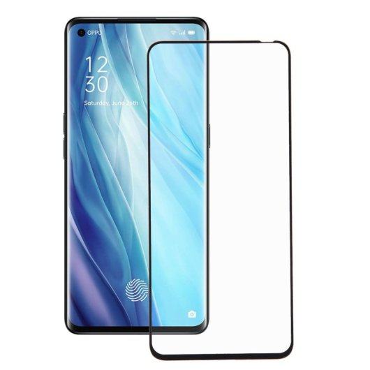Vollflächiger Displayschutz aus gehärtetem Glas für Oppo A92s