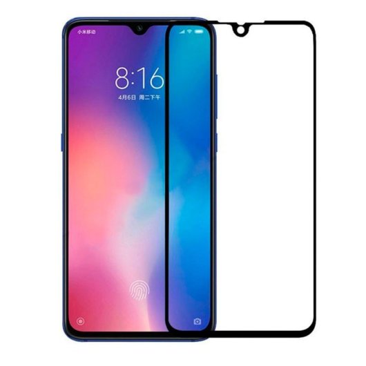 Vollflächiger Displayschutz aus gehärtetem Glas für Xiaomi Redmi 9