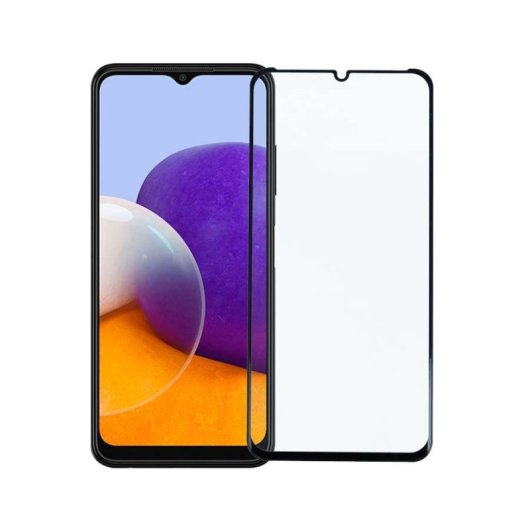 Protection d'écran en verre trempé intégral pour Samsung Galaxy A22 4G