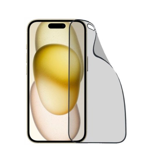 Protection d'écran en verre trempé mat incassable pour iPhone 16 Plus