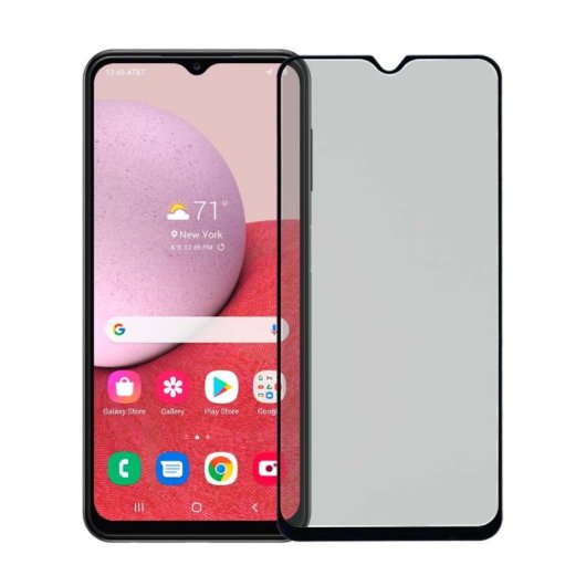 Película protetora de ecrã anti-espionagem em vidro temperado para Samsung Galaxy A13 4G