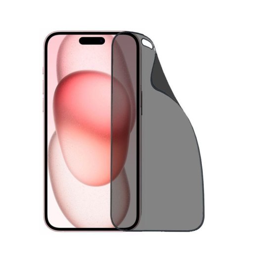 Pellicola protettiva in vetro temperato infrangibile e anti-spia per iPhone 16 Pro Max