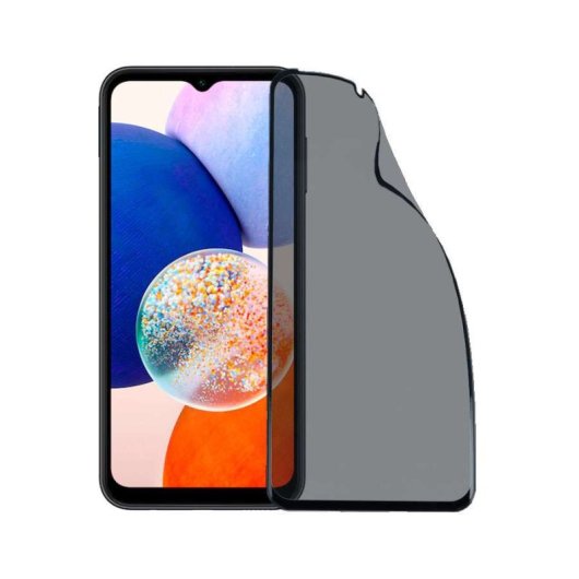 Película de vidro temperado anti-espionagem inquebrável para Samsung Galaxy A05s