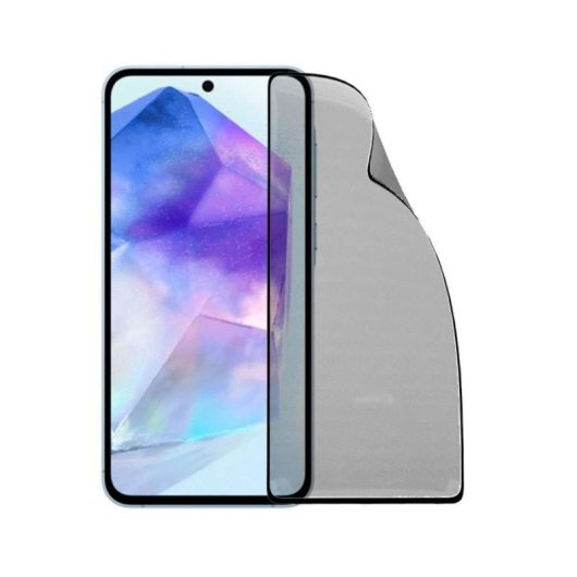 Película de vidro temperado anti-espionagem inquebrável para Samsung Galaxy M35