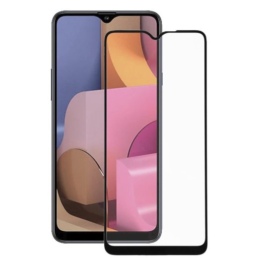 Vollflächiger Displayschutz aus gehärtetem Glas für Samsung Galaxy A20s