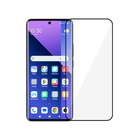 Panzerglas Ultra Resistent Xiaomi Redmi 12 Schwarz Displayschutz