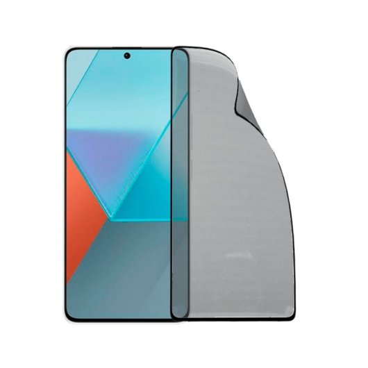 Pellicola protettiva in vetro temperato infrangibile e anti-spia per Xiaomi Redmi Note 13 Pro 4G