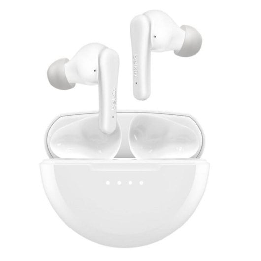 Auriculares Belkin SoundForm Rhythm Inalámbricos Bluetooth mit aktiver Geräuschunterdrückung Weiß