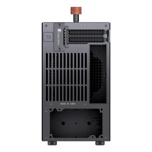 Boîtier PC Jonsbo T6 Mini Tower Noir Bois Verre Trempé ITX