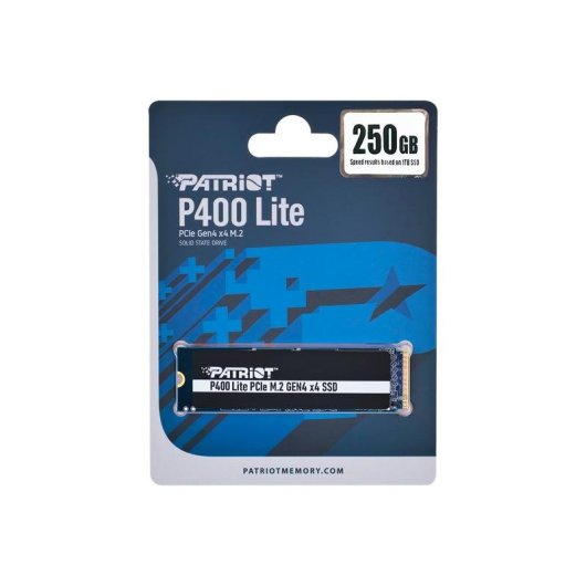 Disco Duro Patriot P400 Lite 250GB M.2 NVMe PCIe 4.0 x4 TLC 3200MB/s