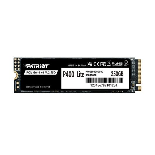 Disco Duro Patriot P400 Lite 250GB M.2 NVMe PCIe 4.0 x4 TLC 3200MB/s