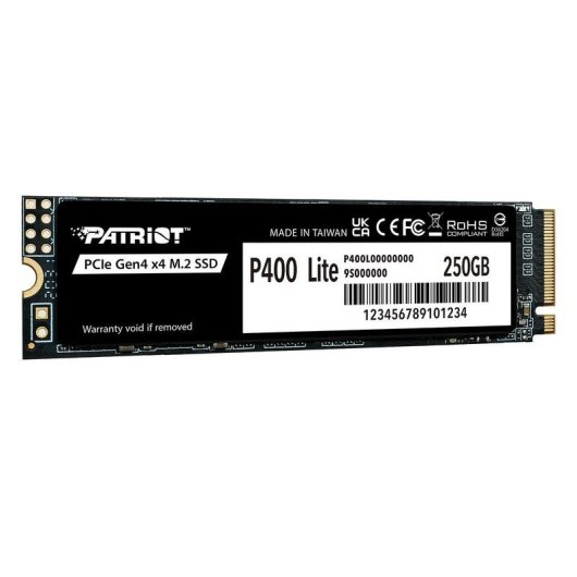 Disco Duro Patriot P400 Lite 250GB M.2 NVMe PCIe 4.0 x4 TLC 3200MB/s