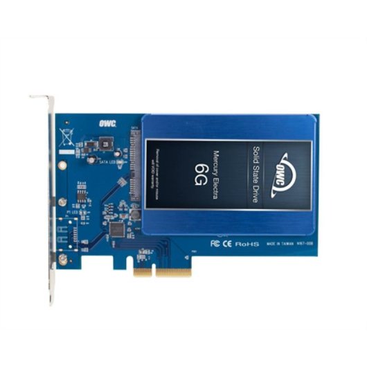 Scheda Interfaccia OWC Accelsior S PCIe SATA 6 Gb/s Full-height Plug & Play