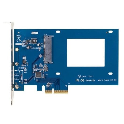 Scheda Interfaccia OWC Accelsior S PCIe SATA 6 Gb/s Full-height Plug & Play