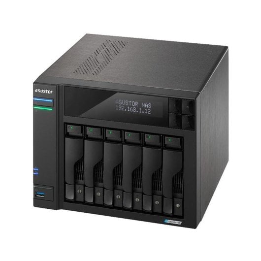 NAS desktop ASUSTOR 6 bay Intel Celeron N5105 8GB DDR4 2x 2.5GbE ADM