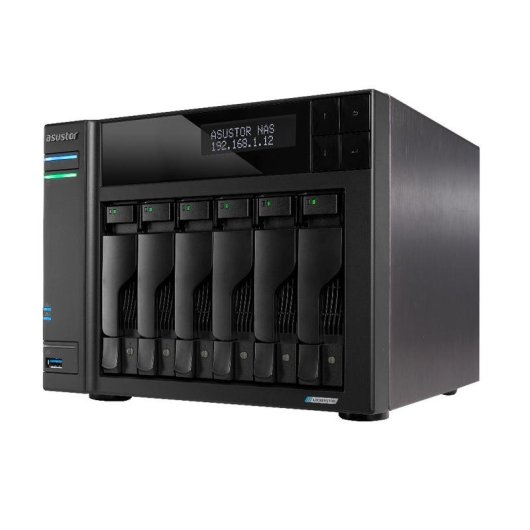 NAS desktop ASUSTOR 6 bay Intel Celeron N5105 8GB DDR4 2x 2.5GbE ADM