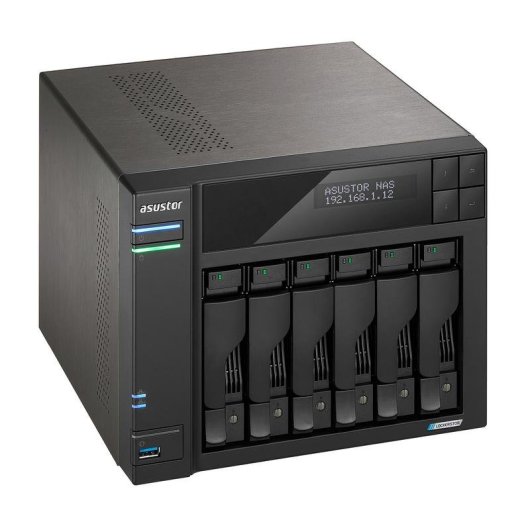 NAS desktop ASUSTOR 6 bay Intel Celeron N5105 8GB DDR4 2x 2.5GbE ADM