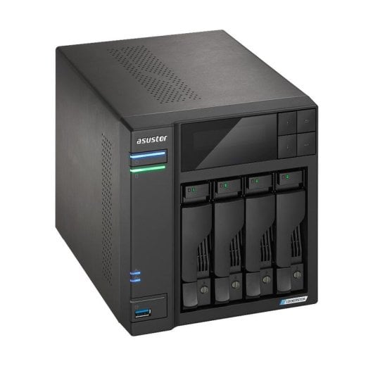 NAS desktop ASUSTOR 4 bay Intel Celeron N5105 4GB DDR4 2x2.5GbE ADM