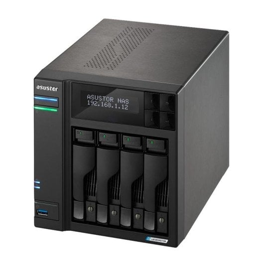 NAS desktop ASUSTOR 4 bay Intel Celeron N5105 4GB DDR4 2x2.5GbE ADM