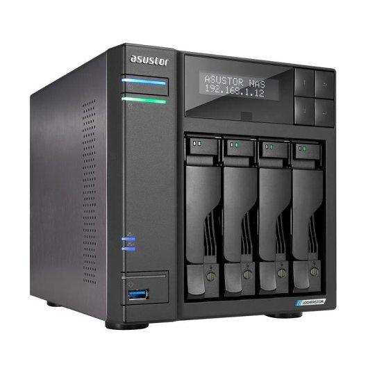 NAS desktop ASUSTOR 4 bay Intel Celeron N5105 4GB DDR4 2x2.5GbE ADM
