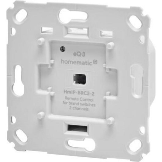 Interrupteur Intelligent Homematic IP 161839A0 Radiofréquence 2 boutons Compatible Smart Home