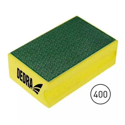 Papier abrasif Dedra FG0400 diamant grain 400 pour pierre et céramique