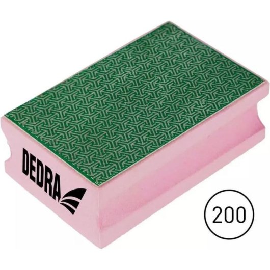 Pierre à poncer Dedra FG0200 diamant grain 200 pour pierre et céramique