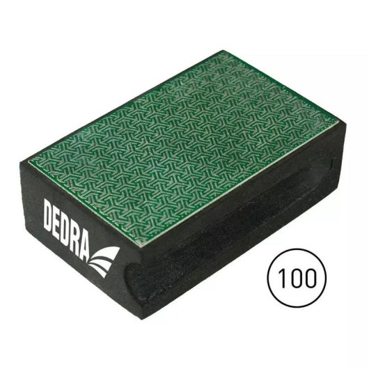 Schleifblock Dedra FG0100 Diamant Korn 100 für Stein und Keramik