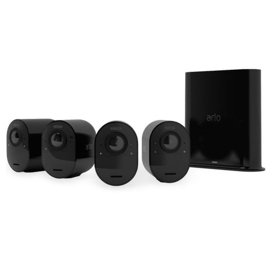 Cámara IP Arlo Ultra 2 4K Interior y Exterior Visión Nocturna Audio Bidireccional Control por Voz Ángulo ultra amplio