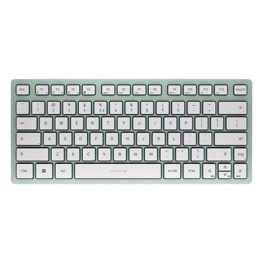Clavier Cherry KW 7100 MINI BT compact sans fil Bluetooth AZERTY menthe