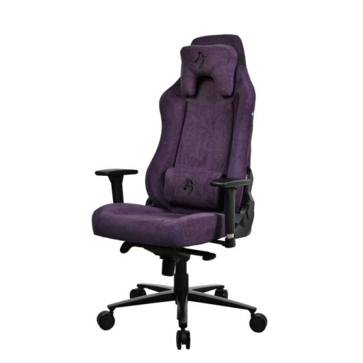 Chaise gaming Arozzi Vernazza SoftFabric aluminium violet hauteur extra