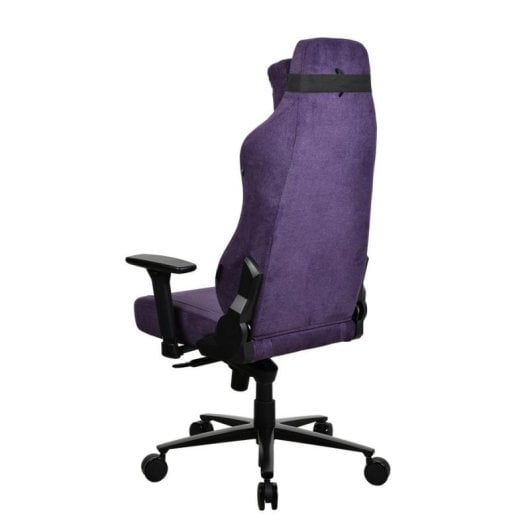 Chaise gaming Arozzi Vernazza SoftFabric aluminium violet hauteur extra