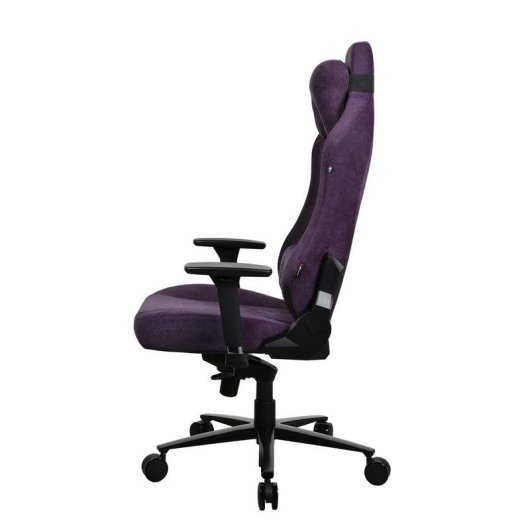 Chaise gaming Arozzi Vernazza SoftFabric aluminium violet hauteur extra