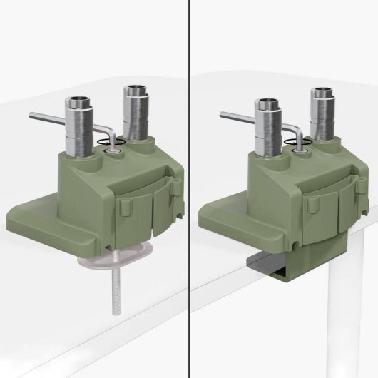 Arozzi AZ-ALZARE-NEO-DUO-FST Supporto Monitor da Tavolo 2 Bracci 17 a 32" VESA 75x75 a 100x100 Max 18Kg