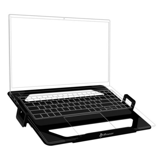 Arozzi AZ-ALZARE-LH-BK Supporto Notebook da Tavolo 11 a 18" VESA 75x75 Max 2,3kg