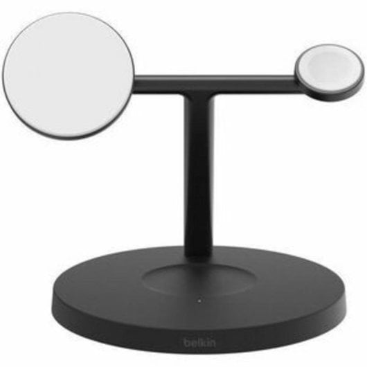 Cargador Belkin BoostCharge Pro Qi2 3 en 1 carga rápida MagSafe 15W negro