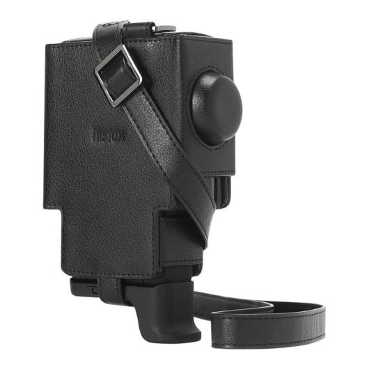 Funda Fujifilm Instax mini Evo Cinema Negra con correa y cierre magnético