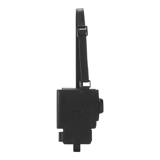 Funda Fujifilm Instax mini Evo Cinema Negra con correa y cierre magnético