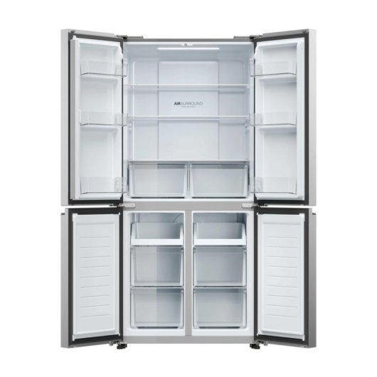 Réfrigérateur Américain Haier Cube 83 HCR3818DNMM Total No Frost 181,5 cm 467 L D Inox WiFi