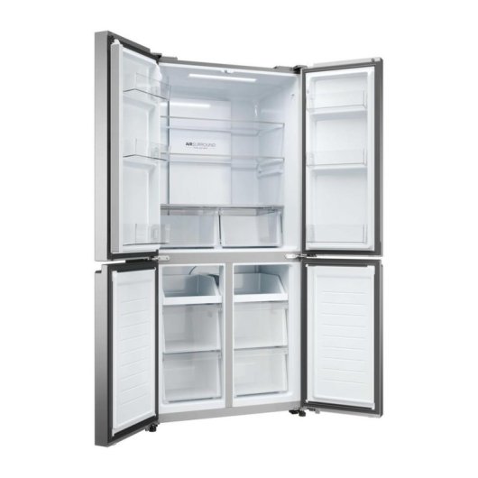 Réfrigérateur Américain Haier Cube 83 HCR3818DNMM Total No Frost 181,5 cm 467 L D Inox WiFi