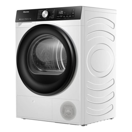 Secadora de condensación Hisense DH3S902BWCC 9 kg Clase C bomba de calor WiFi