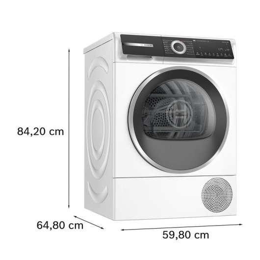 Secadora de bomba de calor Bosch Serie 6 WQH246B0ES 9kg Classe B Home Connect