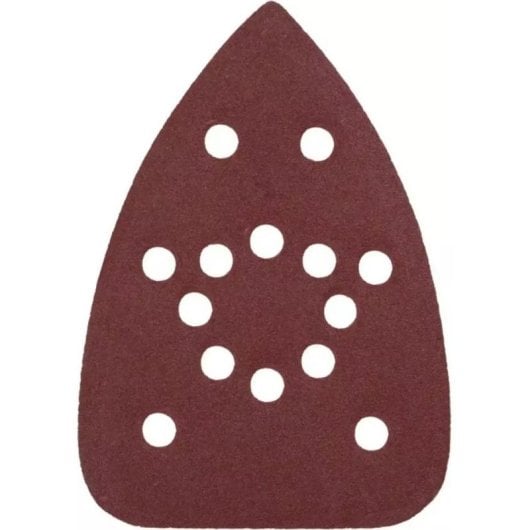 Carta abrasiva Dedra DED70634 grana 120 per legno e metallo 140x140 mm velcro