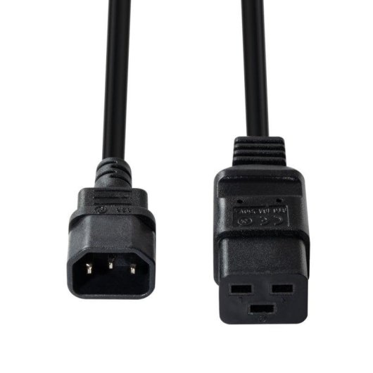 Cable de transmisión Lindy 30492 3 m IEC C14 a IEC C19 negro