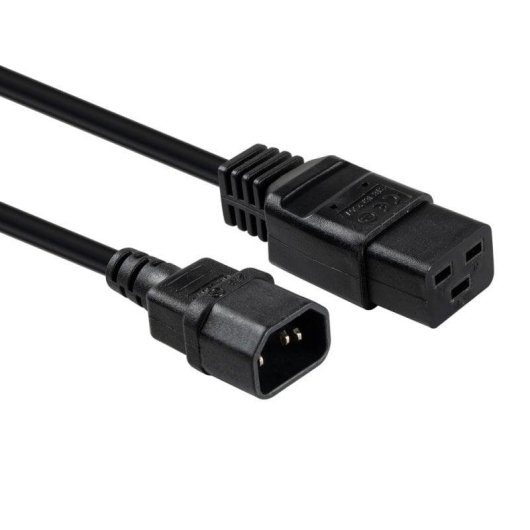 Cable de transmisión Lindy 30492 3 m IEC C14 a IEC C19 negro