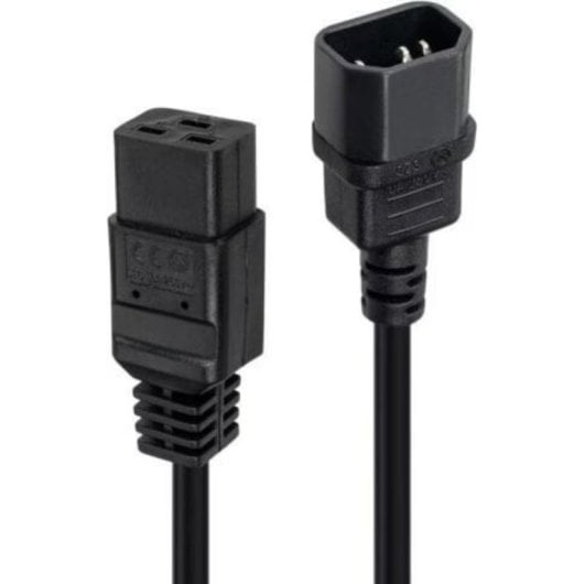 Cable de transmisión Lindy 30492 3 m IEC C14 a IEC C19 negro